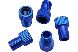 INNOLIFE Aluminum Presta to Schrader Converter Car Valve Adapter Bicycle Bike Tube Pump Air Compressor Tools (Blue)