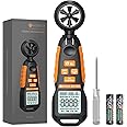 Neoteck Anemometer Wind Meter Tests Wind Speed and Airflow with 6 Velocity Measuring Units Backlight CFM Meter Measure Humidity and Temperature for HVAC Shooting Drone Driving Sailing Home Vent
