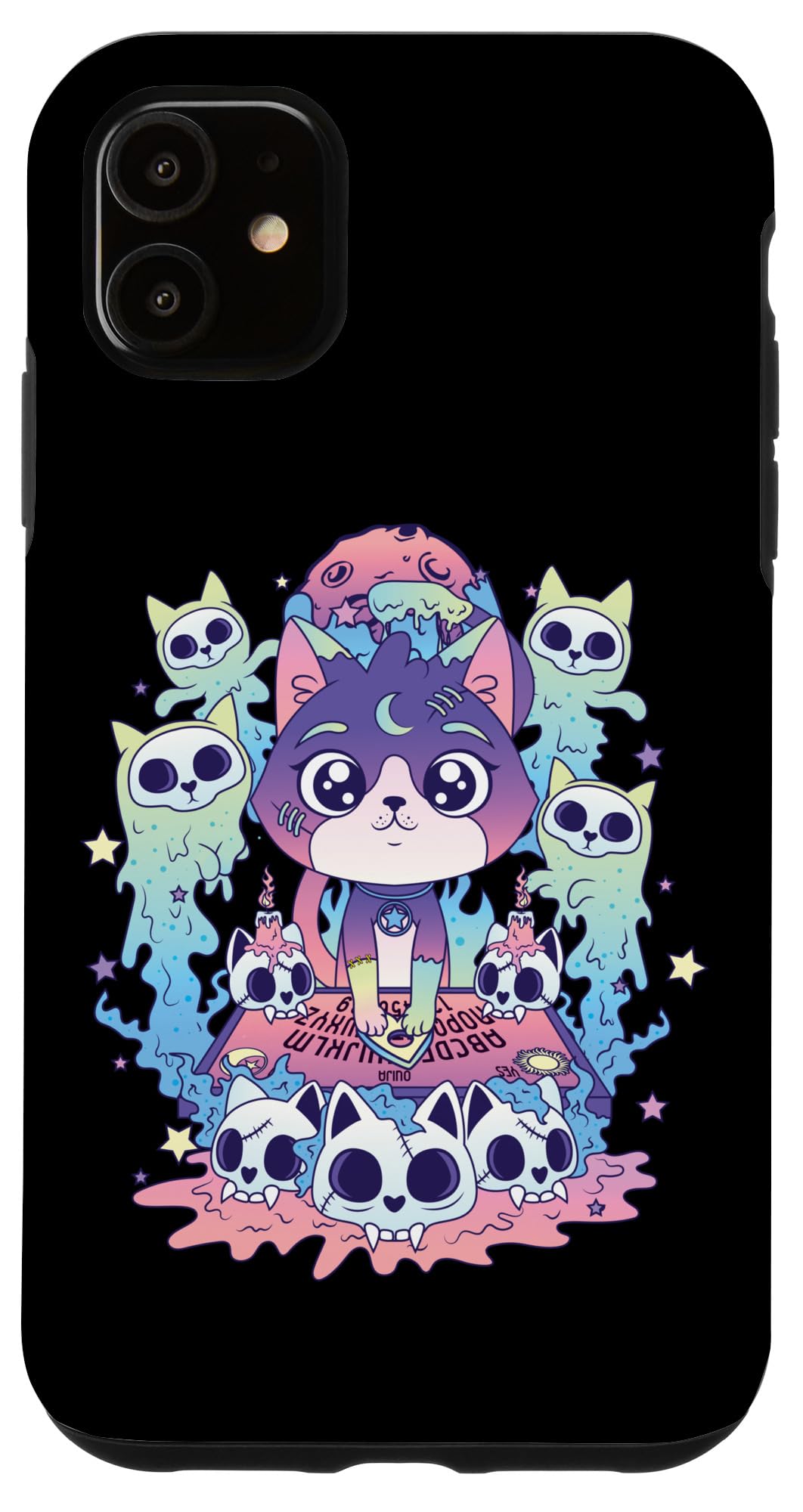 iPhone 11 Cat Ouija Pagan Kawaii Occult Satanic Pastel Gothic Case
