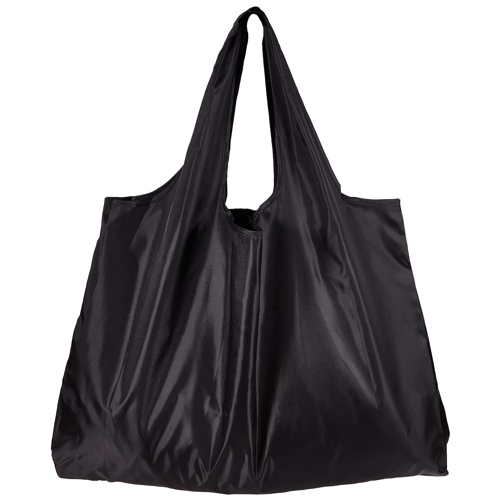 BEEFLYING 3 Pcs Foldable Shopping Bags Nylon Reusable Waterproof Tote Bag Foldaway Shopping Bags for Shopping Travel Outdoor Camping (52.5×60×0.15cm)