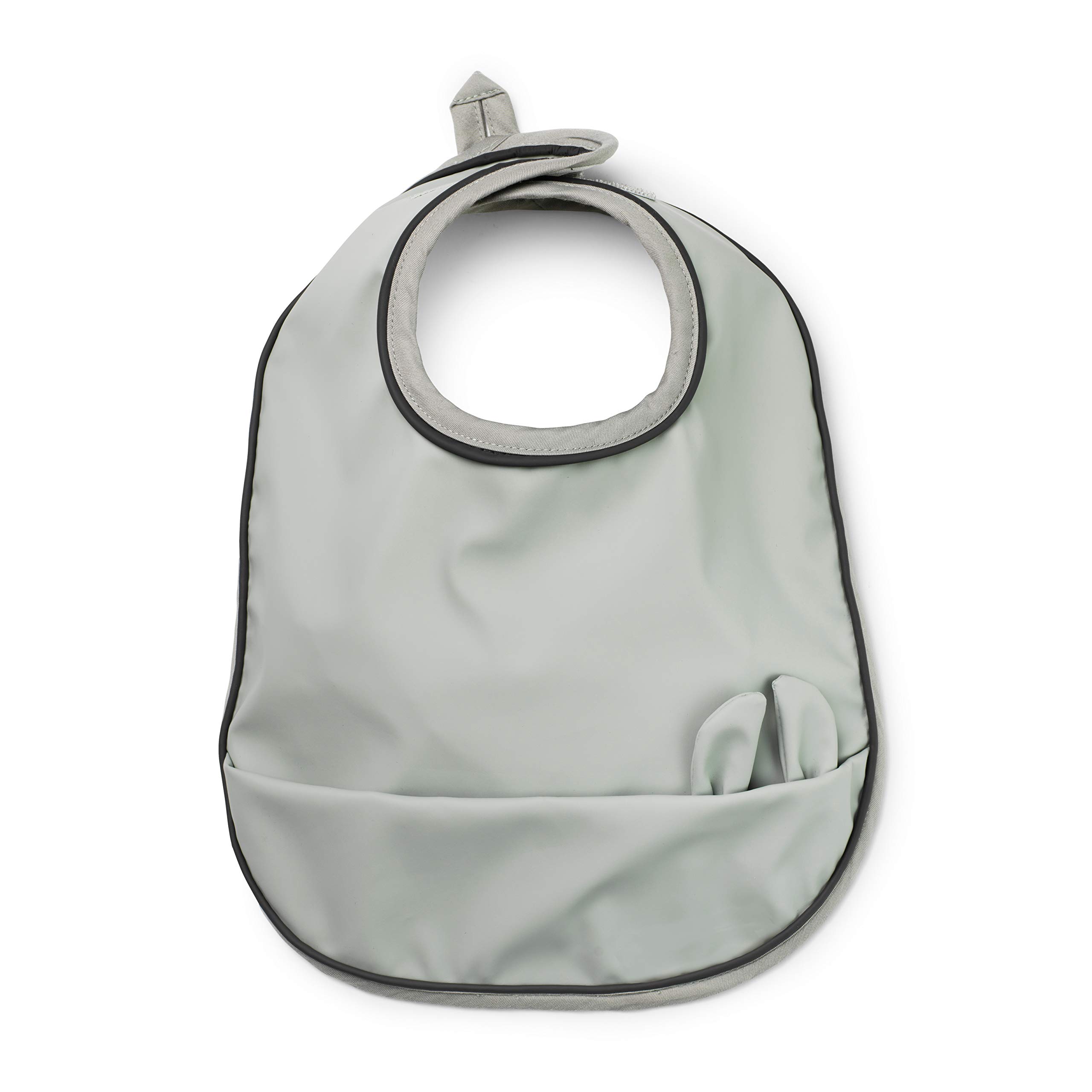 Elodie Details Baby Bib with Crumb Tray, Washable, Scandinavian Design, Waterproof, Mineral Green, Green — image 1