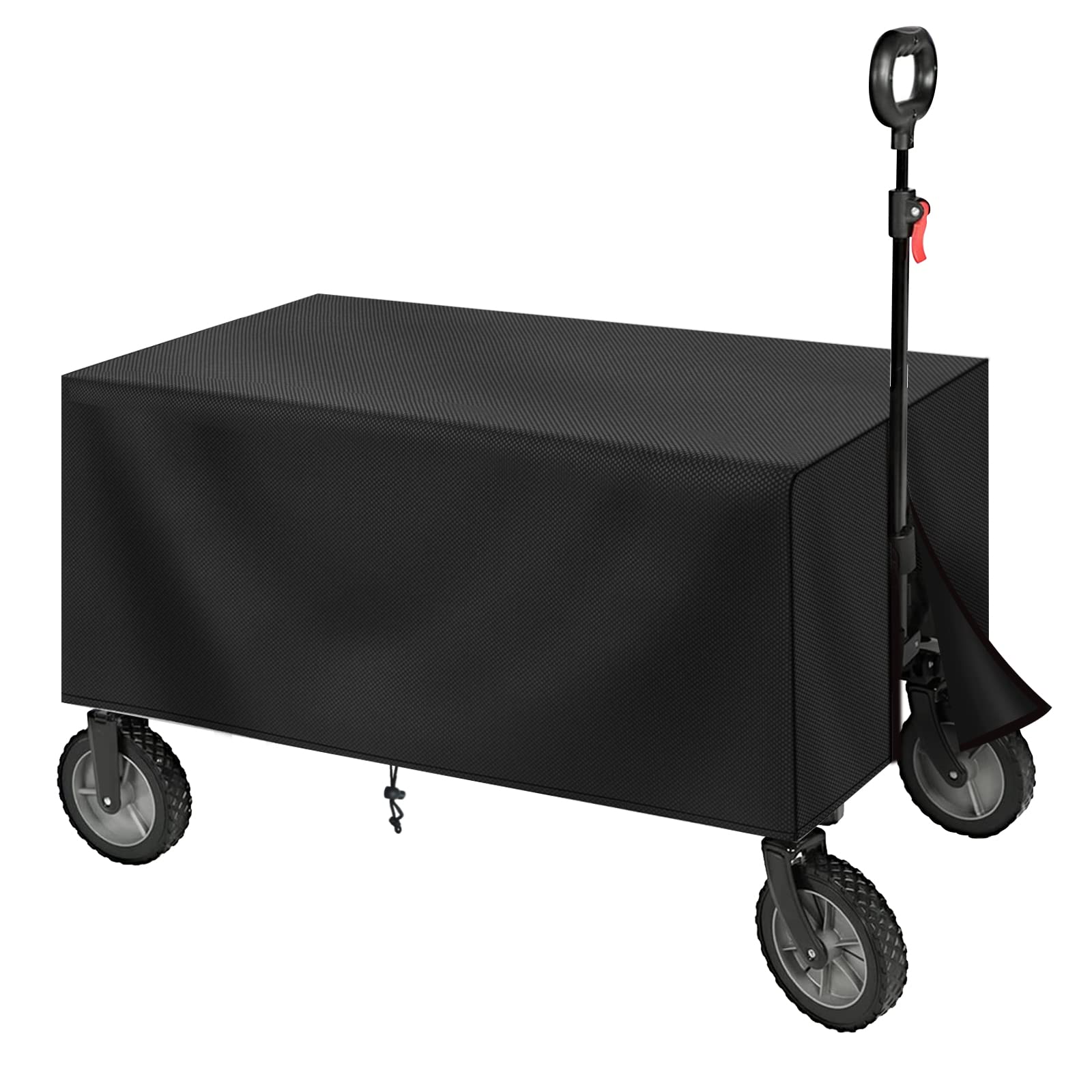 tonhui Cover for Folding Garden Trolley , Festival Trolley, Folding Wagon Cart, Pull Along Trolley on Wheels Water Proof Cover