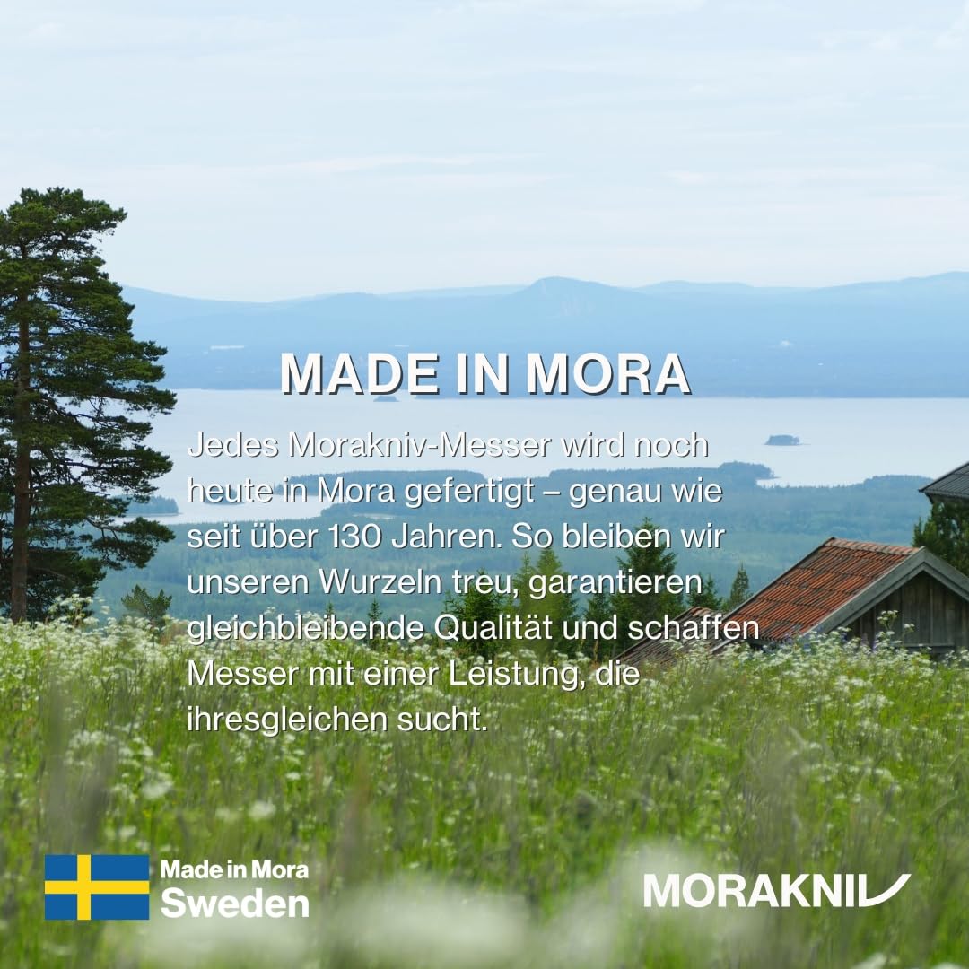 Morakniv Messer mit Scheide für Handwerker - 2-Pack Rot - Basic 511 C - Mora Messer Feststehende Klinge aus Kohlenstoffstahl - 2,0 mm - Hergestellt in Schweden - Outdoormesser feststehend 7
