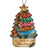 Book Christmas Ornament - Book Ornament - Book Ornaments - Book Lover Gifts - Book Lover Gifts for Women - Just A Girl Who Loves Books - Books Merch - Bookish Gift for Women