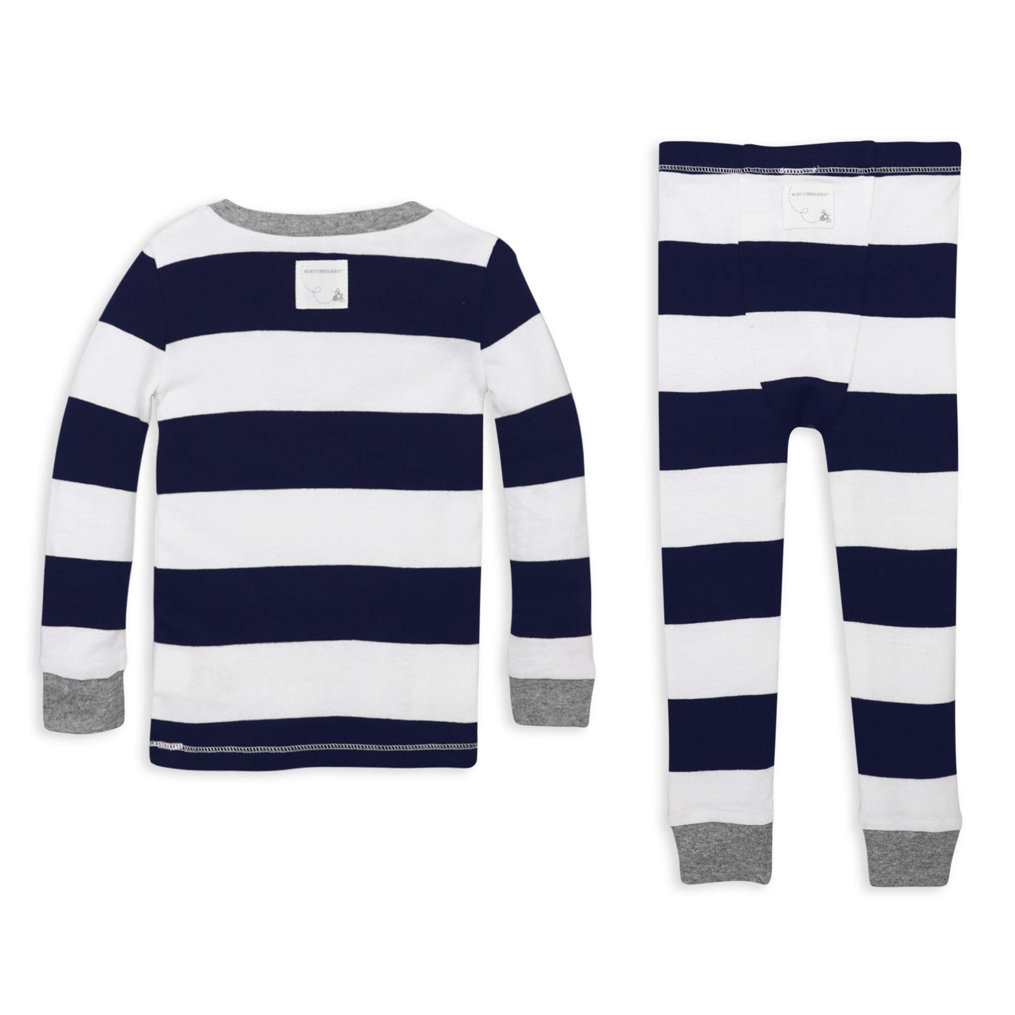 Burt's Bees Baby Boys' 2-Piece Long Sleeve Tee and Pants Organic Cotton Pajama Set