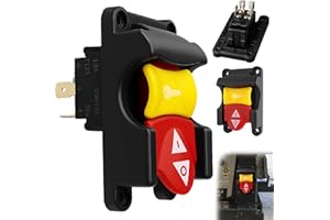 New- 71649 Table Saw Paddle Switch Replacement Compatible with R-yobi Crafts-Man, Dual Safety Power Tool Locking Switch for E