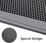 Pieviev Cat Litter Mat Large 61x38cm Double Layer Honeycomb EVA Grey view 6