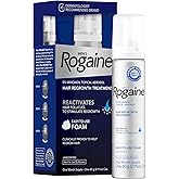 Men's Rogaine 5% Minoxidil Foam, 1-Month Supply, 2.11 oz | Fuller, Thicker Hair Regrowth, Topical Hair Loss Treatment, Unscented Topical Aerosol