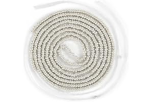 ELABEST 50inch Plus Size African Waist Beads Belly Chain Non-Stretching Tie-on Bead Jewelry Accessories for Women and Girls