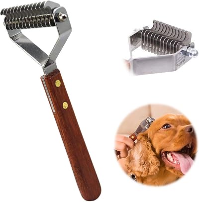 Aidiyapet Coat King Rake 14 Teeth Dematting Tool for Dogs Cats Small