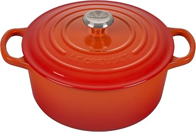 Le Creuset Signature Enamelled Cast Iron Round Casserole 22 cm Volcanic