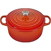 Le Creuset Enameled Cast Iron Signature Round Dutch Oven, 3.5 qt, Flame