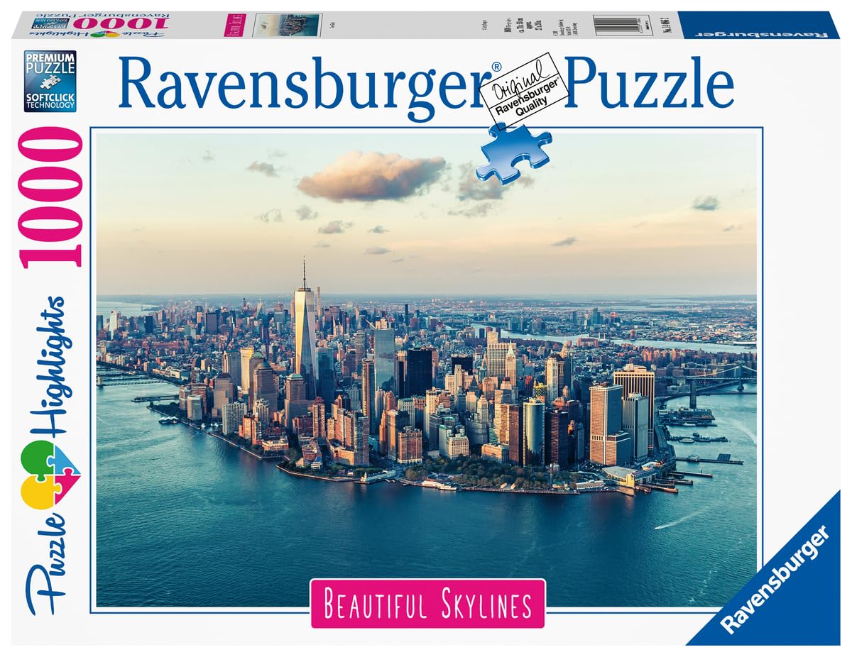 Ravensburger Puzzle 14086 New York Jigsaw Puzzle 1000 Pieces for Adults and Children from 14 Years