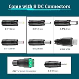 SoulBay Universal 30W 3-12V 8 Tip AC/DC Adapter with USB Micro Plug view 3