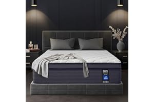 SIMARTH Full Mattress 10 Inch Memory Foam Hybrid Mattress with Motion Isolation and Pressure Relief, Strong Edge Support, Pocket Spring Full Size Mattres in a Box