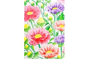 BAOFALI 3D Embossing Folder for Card Making Blossom Bloom Floral Textures Impressions Background Plastic Embossing Folders Template for DIY Scrapbooking and Other Paper Crafts Arts Supplies