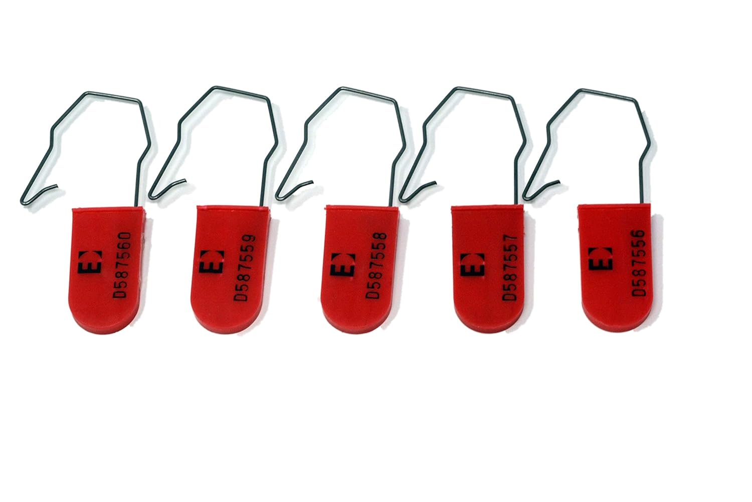 100 x Padlock Security Seals Key Seals Security Key Tags Anti