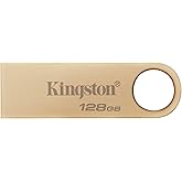 Kingston DataTraveler SE9 Gen 3-128GB - 220MB/s Read - Metal - USB 3.2 Gen 1 - Gold