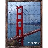 BESCRCL 19.25x26.75 Picture Frame Brown, Poster Frames Wall Hanging, Display Pictures 19.25 x 26.75 without Mat, 1 Pack