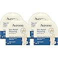 Aveeno Skin Relief Repairing Hand Mask, Moisturizing Gloves with Prebiotic Oat & Shea Butter for Very Dry Skin, Hand Care for Sensitive Skin, Fragrance-Free, 1 Pair of Single-Use Gloves (Pack of 4)