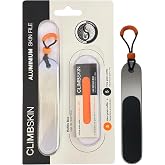 Climbskin Aluminium Precision Callus Skinfile | Aluminum Callus File for Hands and Fingers, 10 Adhesive Refill Pads, Ideal for Climbing, Weightlifting, and Gymnastics