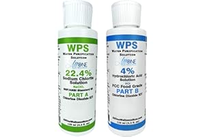 Chlorine Dioxide KIT Sodium Solution 22.4% HCL 4% ClO2 2 Part CDS KIT 125 ml 4.2 oz Made in Canada | AllOne Wellness