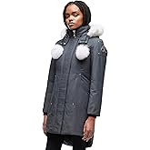 Moose Knuckles Stirling Parka with Fur Pom Pom