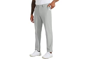 Willit Mens Golf Pants Stretch Dress Pants Slim Fit Quick Dry Casual Work Pants with Pockets 30"/32"