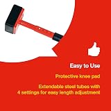 Amtech Carpet Knee Kicker Installer Tool Adjustable Steel Teeth Smooth Finish view 6