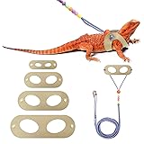 LIKZINWA Bearded Dragon Lizard Leash Harness,4 Size