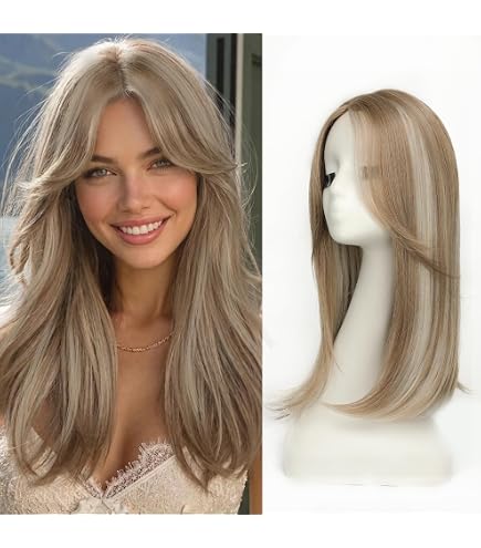 Amazon.com : CurcKua Hair Toppers, 18 Inch Long Human Hair  display picture 1
