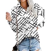 Magritta Women's Shirts Fashion Casual Loose Fit Long Sleeve Button Down Lightweight Collared Blouse Tops