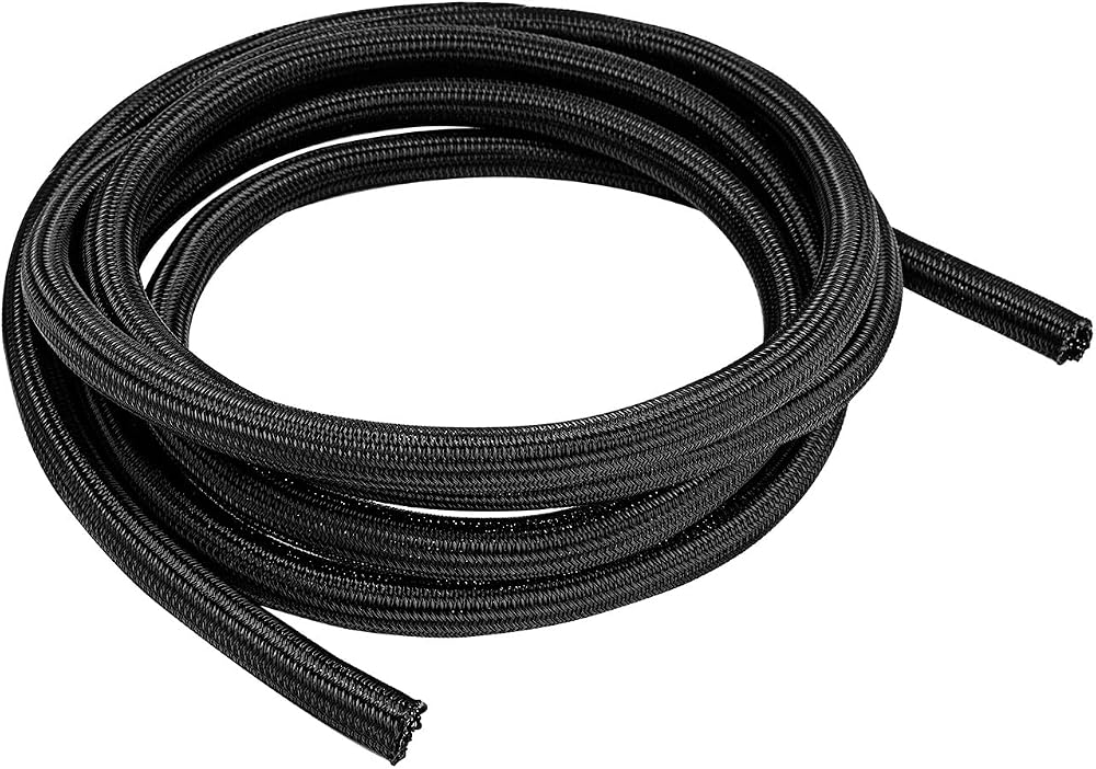 Amazon Basics Cable Tidy Tube 3m Black Organiser Cord Management 12-20mm