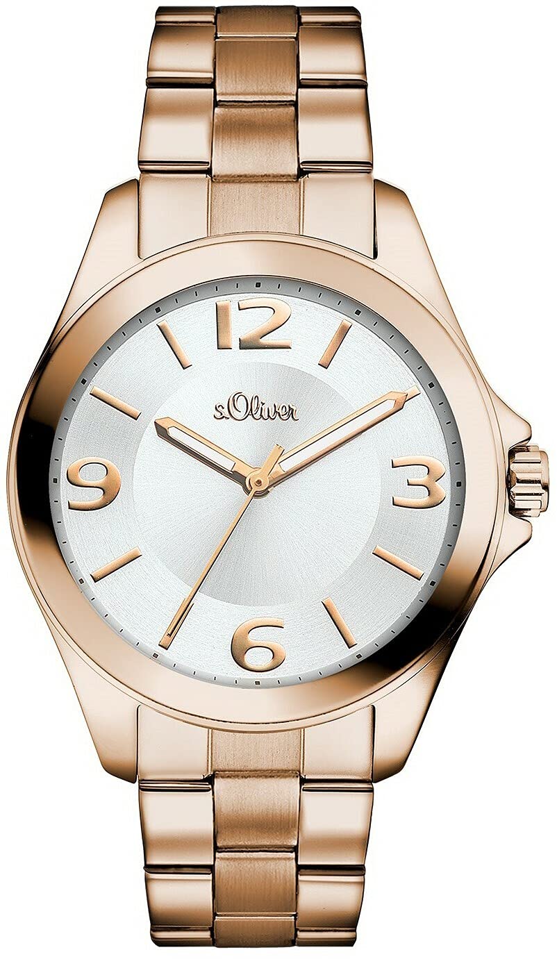 s.Oliver SO-2970-MQ Ladies Watch Analogue Quartz Stainless Steel