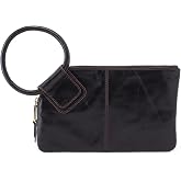 HOBO Women's Sable Wristlet Bag | Leather, Wristlet Strap, Zip Closure, Six Card Slots, Compact Size