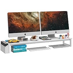 LAND·VOI Dual Monitor Stand Riser,41.5'' Long