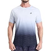 EZRUN Men's Swim Shirts UPF 50+ Sun Protection Rash Guard Quick Dry Summer Workout Gym Causal T-Shirts