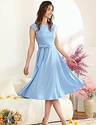 DRESSTELLS Women's Cocktail Dresses, Blue Spring