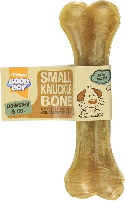 Good Boy Small Rawhide Knuckle Bones Dog Chews Pack of 10