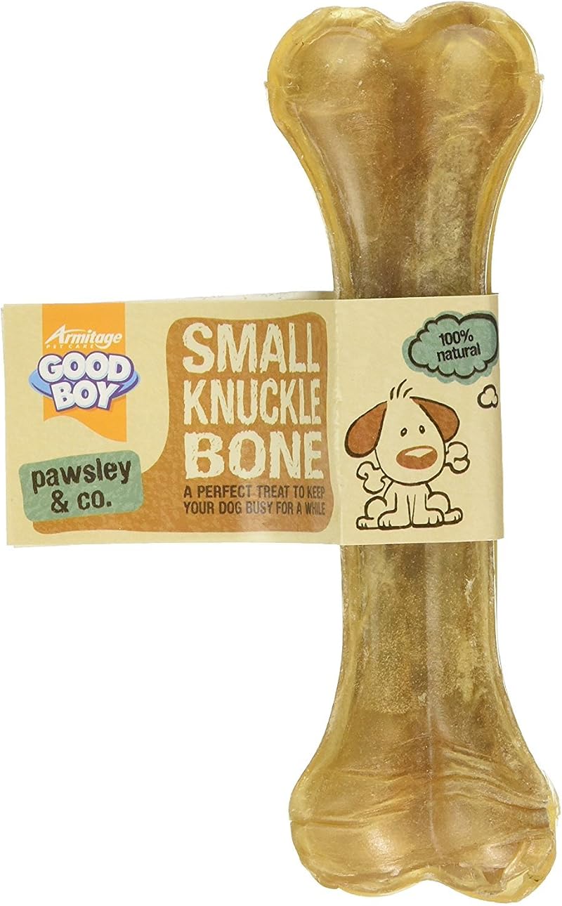 Good Boy Small Rawhide Knuckle Bones Dog Chews Pack of 10