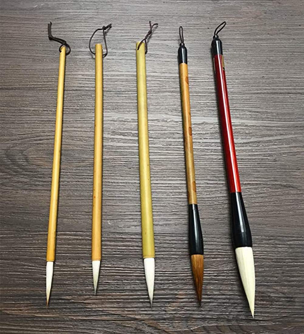 5-Pack Chinese Painting Brush Set Ink Painting Brushes