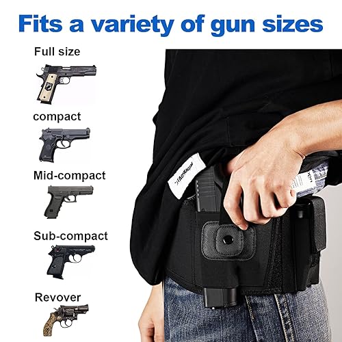 Belly Band Holster for Concealed Carry IWB Waist Gun Holsters