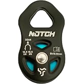 Notch Thirty-Three Micro Pulley with Massive MBS: 7,418 lb. (33kN) (100053) | Mid-line attachable with swinging side plates, Use with Lines up to 1/2&rdquo; (12.9mm)