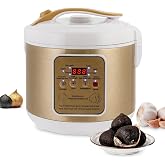 6L Black Garlic Fermenter Yogurt Natto Rice Wine Fermentation Box 90W 110V | Automatic Intelligent Fermenter with Inner Pot &amp; Garlic Shelf. 6L Ferments 3.3-4.4lb Garlic. 7-12 Day Timer. Power-off Memory