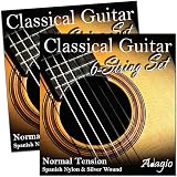 Adagio Pro Classical Nylon Guitar Strings 2 Sets Normal Medium Tension view 1