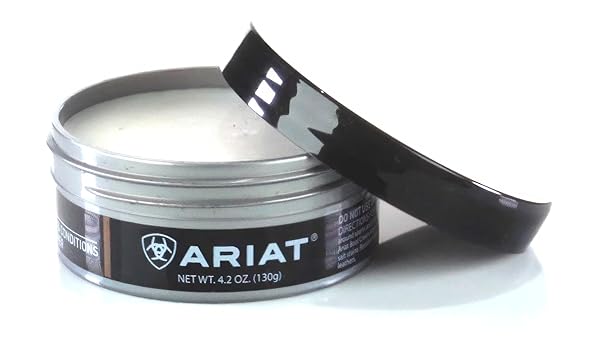 ARIAT MINK OIL PASTE FOR LEATHER AND VINYL, 4.2 OUNCE TIN (130GRAMS)
