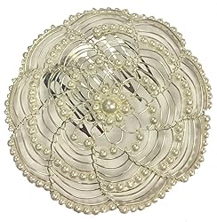 Alef Judaica Elegant Dressy Beaded Wire Kippah for