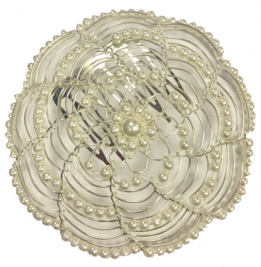 Alef Judaica Elegant Dressy Beaded Wire Kippah for