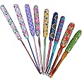 Coopay Warm Crochet Hooks for Grandmother, Art Aluminum Soft Grip Crochet Needles for Crocheting, Knitting Hook for Crochet Yarn Craft - Premium Knitting & Crochet Supplies