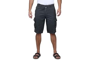 X RAY RAW X Mens Belted Cargo Shorts, Relaxed Fit Casual Knee Length Cargo Shorts for Men (Big and Tall Shorts for Men)